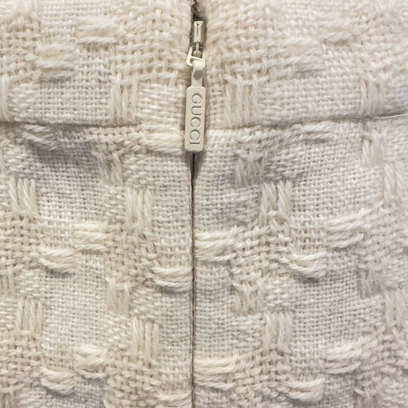 Gucci Pied De Poule Tweed Skirt - Picture 4 of 6